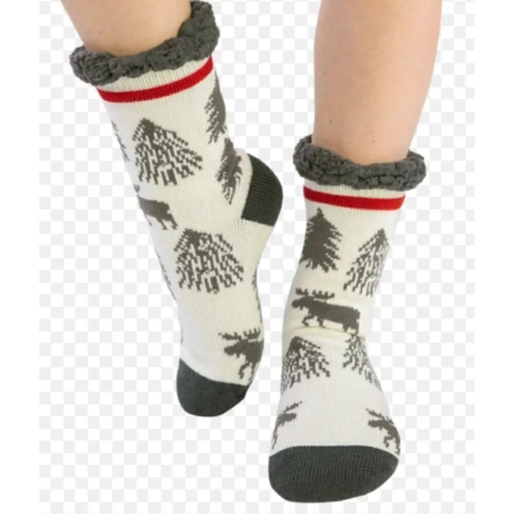 Lazy Ones Take A Hike Plush Socks One Size